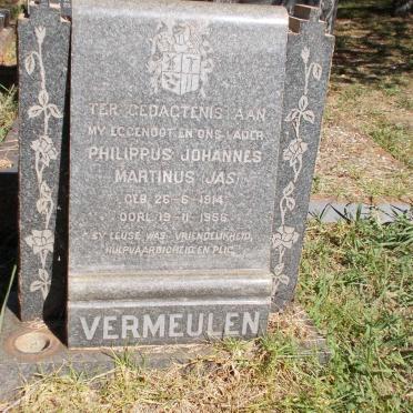 VERMEULEN Philippus Johannes Martinus 1914-1956