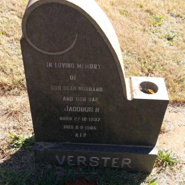 VERSTER Jacobus R. 1897-1965