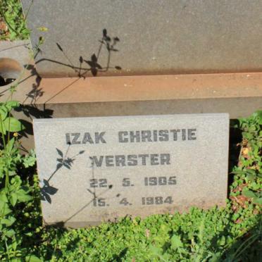 VERSTER Izak Christie 1905-1984
