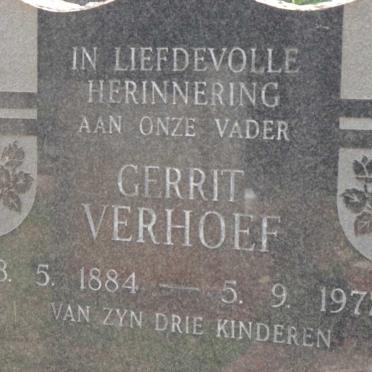 VERHOEF Gerrit 1884-1972