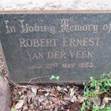 VEEN Robert Ernest, van der -1953