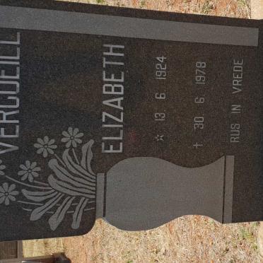 VERCUEILL Elizabeth 1924-1978