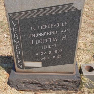 VERMEULEN Lucretia H. 1897-1969