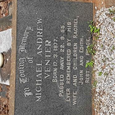 VENTER Michael Andrew 1877-1955