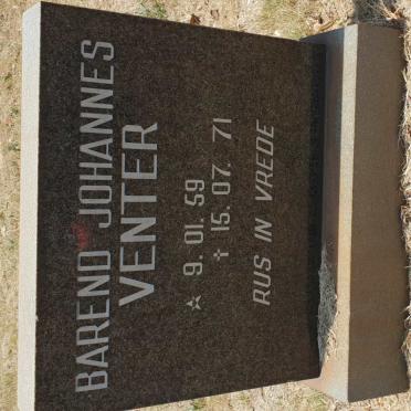 VENTER Barend Johannes 1959-1971