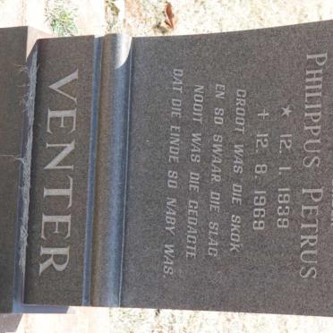 VENTER Philippus Petrus 1939-1969
