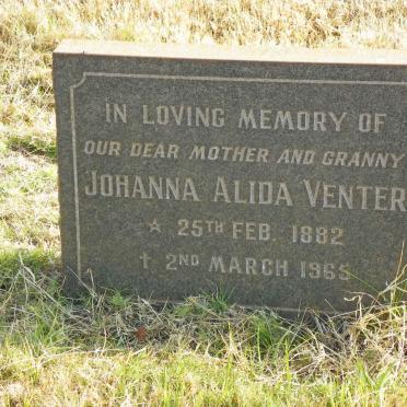 VENTER Johanna Alida 1882-1965