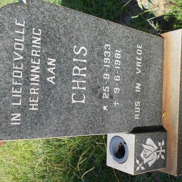 VENTER Chris 1933-1981