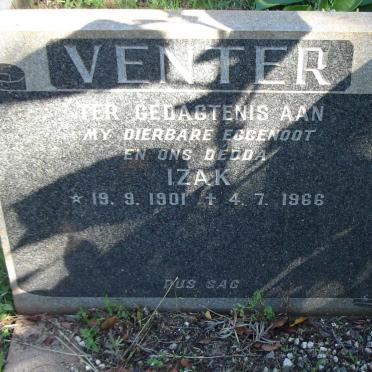 VENTER Izak 1901-1966