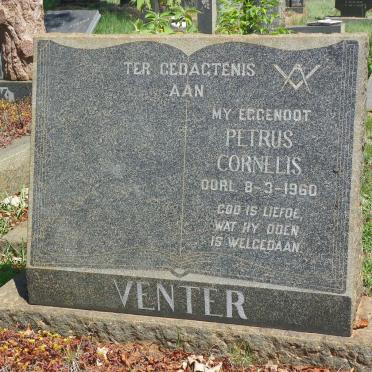 VENTER Petrus Cornelis -1960