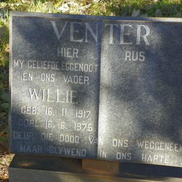 VENTER Willie 1917-1975