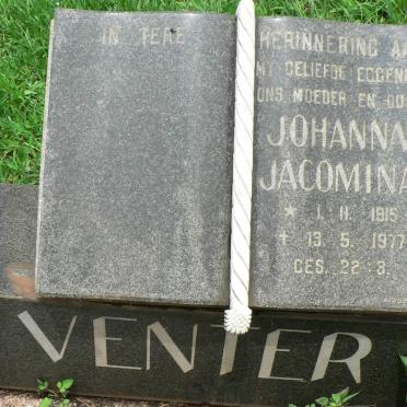VENTER Johanna Jacomina 1915-1977