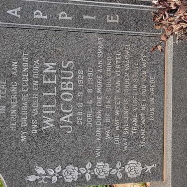 VENTER Willem Jacobus 1928-1990