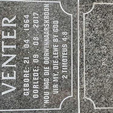 VENTER Anette 1964-2017