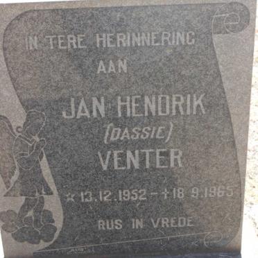 VENTER Jan Hendrik 1952-1965