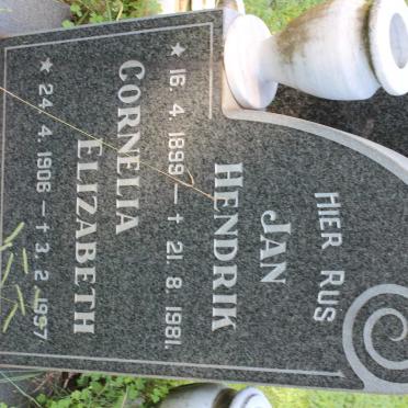 VENTER Jan Hendrik 1899-1981 &amp; Cornelia Elizabeth 1906-1997
