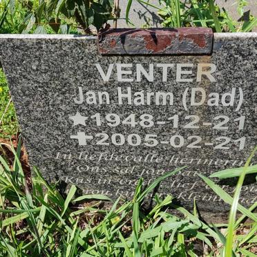 VENTER Jan Harm 1948-2005