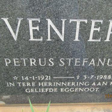 VENTER Petrus Stefanus 1921-1988