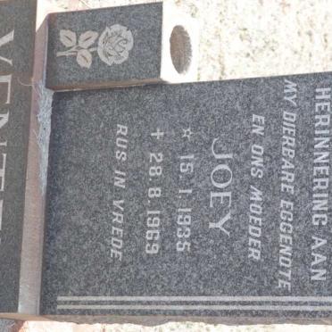 VENTER Joey 1935-1969