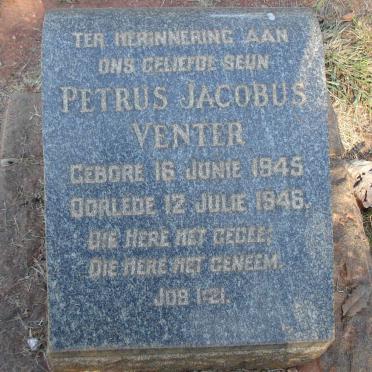 VENTER Petrus Jacobus 1945-1946
