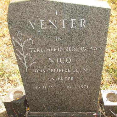 VENTER Nico 1933-1971
