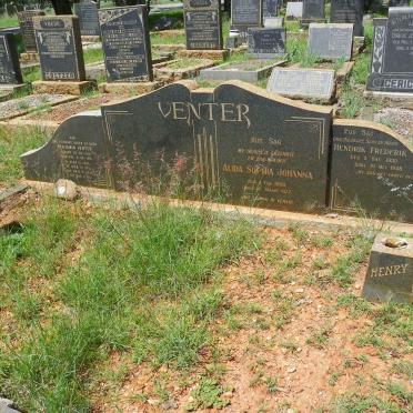 VENTER Benjamin 1906-1991 &amp; Alida Sophia Johanna 1906-1977 :: VENTER Hendrik Frederik 1930-1948