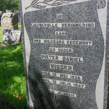 VISSER Pieter Daniel 1926-1947