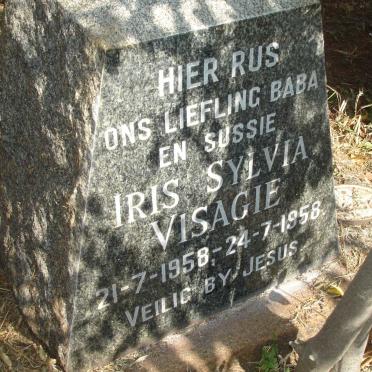 VISAGIE Iris Sylvia 1958-1958