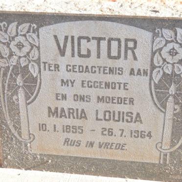 VICTOR Maria Louisa 1855-1964