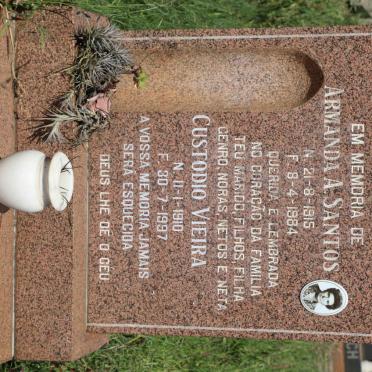 VIEIRA Custodio 1910-1997 &amp; Armanda A. SANTOS 1915-1984
