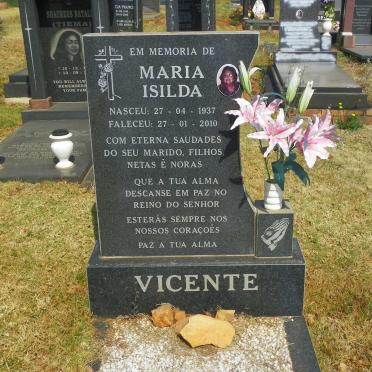 VICENTE Maria Isilda 1937-2010