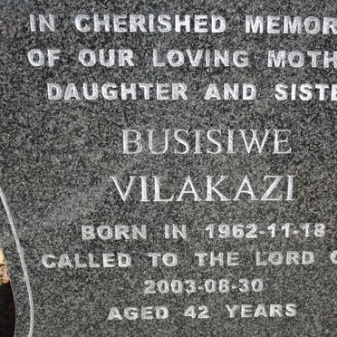 VILAKAZI Busisiwe 1962-2003