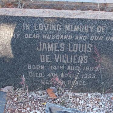 VILLIERS James Louis, de 1903-1953