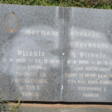 VICENTE Germano 1908-1976 :: VICENTE Eduardo Fernando 1939-1989