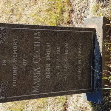 VILLIERS Maria Cecilia, de nee SMITH 1911-1976