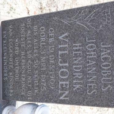 VILJOEN Jacobus Johannes Hendrik 1909-1975