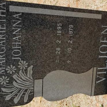 VILJOEN Margarietha Johanna 1895-1979