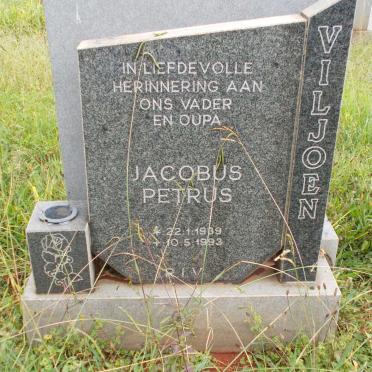 VILJOEN Jacobus Petrus 1939-1993