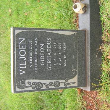 VILJOEN Gideon Gerhardus 1943-1993