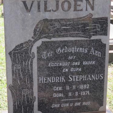VILJOEN Hendrik Stephanus 1892-1971