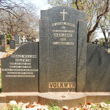 VOLKWYN Marianne -1954 :: VOLKWYN Ronald William 1933-1994
