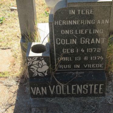 VOLLENSTEE Colin Grant, van 1972-1974