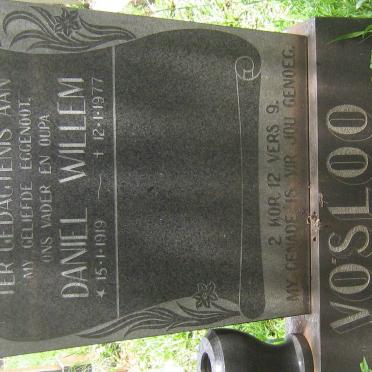 VOSLOO Daniel Willem 1919-1977