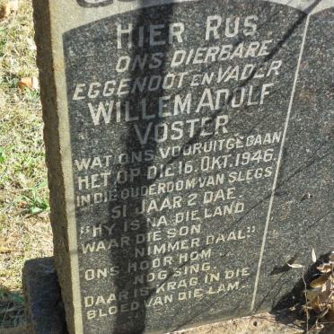 VORSTER Willem Adolf -1946