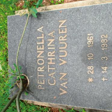 VUUREN Petronella Cathrina, van 1961-1982