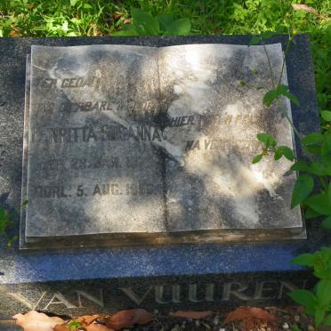 VUUREN Henritta Susanna, van 1878-1950
