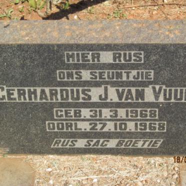 VUUREN Gerhardus, J. van 1968-1968