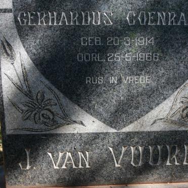 VUUREN Gerhardus Coenradus, J. van 1914-1966