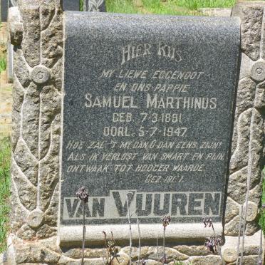 VUUREN Samuel Marthinus, van 1891-1947