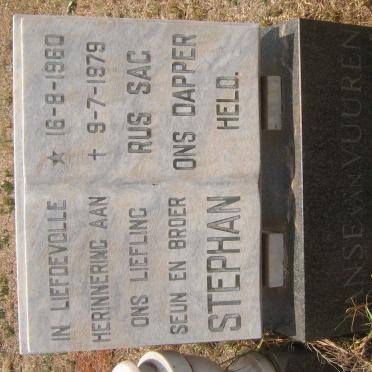 VUUREN Stephan, Janse van 1960-1979